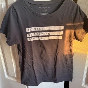 Grayson Threads Charcoal Tee with Motivational Text